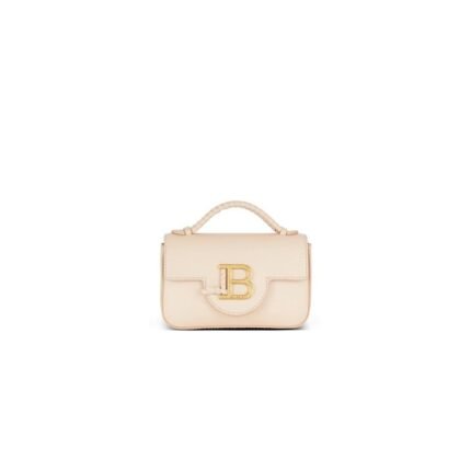 BALMAIN B-BUZZ MINI LEATHER BAG