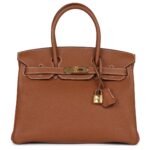 PRE-OWNED HERMÈS BIRKIN 30 GOLD TOGO GOLD HARDWARE