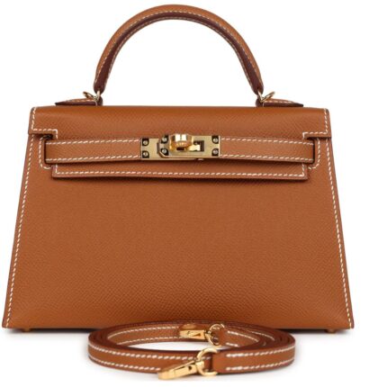 HERMÈS KELLY SELLIER 20 GOLD EPSOM GOLD HARDWARE