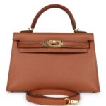 HERMÈS KELLY SELLIER 20 GOLD MADAME AND MATTE ALLIGATOR TOUCH GOLD HARDWARE