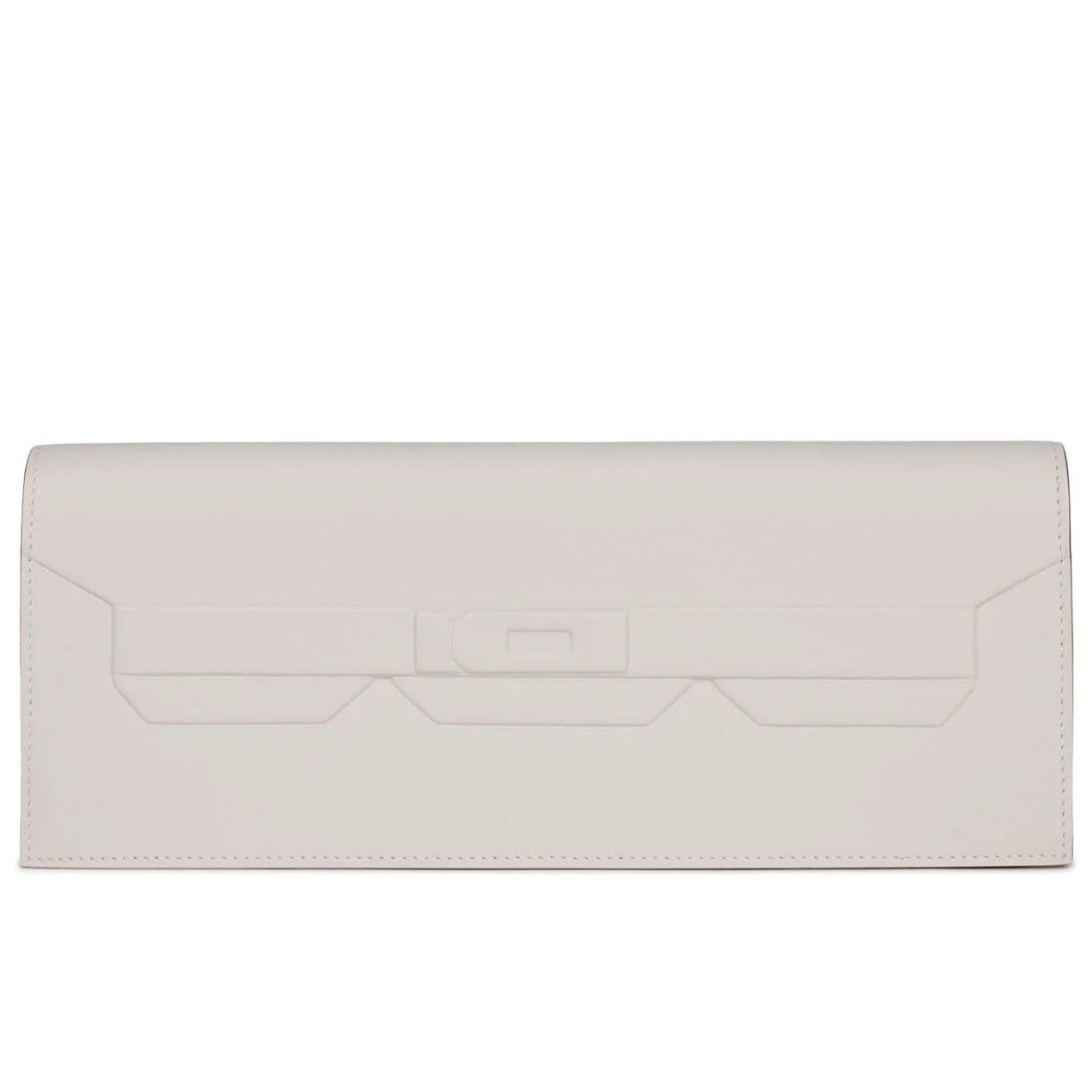 1 HERMÈS SHADOW KELLY CUT GRIS PALE SWIFT