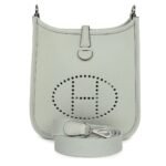 HERMÈS EVELYNE TPM GRIS NEVE CLEMENCE PALLADIUM HARDWARE