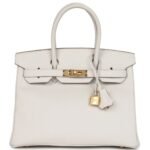 HERMÈS BIRKIN 30 GRIS PALE EPSOM GOLD HARDWARE