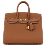 HERMÈS BIRKIN SELLIER 25 GOLD EPSOM GOLD HARDWARE