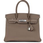 HERMÈS BIRKIN 30 ETOUPE TOGO PALLADIUM HARDWARE