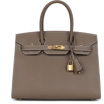 HERMÈS BIRKIN SELLIER 30 ETOUPE EPSOM GOLD HARDWARE