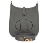 HERMÈS EVELYNE TPM GRIS MEYER CLEMENCE GOLD HARDWARE