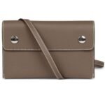 HERMÈS HERMESNAP WALLET ETOUPE EPSOM PALLADIUM HARDWARE