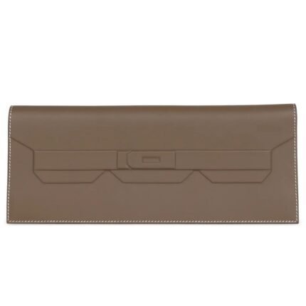 HERMÈS SHADOW KELLY CUT ETOUPE SWIFT