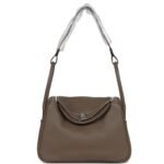 HERMÈS LINDY 26 ETOUPE CLEMENCE PALLADIUM HARDWARE