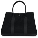 HERMÈS GARDEN PARTY 30 BLACK TOILE AND NEGONDA PALLADIUM HARDWARE