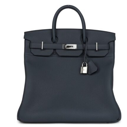 HERMÈS HAC BIRKIN 40 GRIS MISTY TOGO PALLADIUM HARDWARE