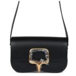 HERMÈS DELLA CAVALLERIA ELAN BLACK TADELAKT GOLD HARDWARE
