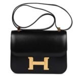 HERMÈS CONSTANCE 1-24 BLACK BOX GOLD HARDWARE