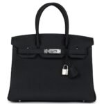 HERMÈS BIRKIN 30 BLACK TOGO PALLADIUM HARDWARE