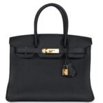 HERMÈS BIRKIN 30 BLACK TOGO GOLD HARDWARE