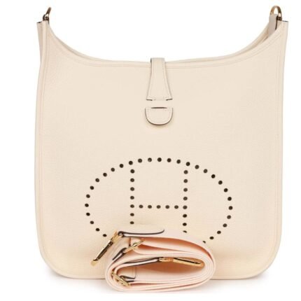 HERMÈS EVELYNE III PM NATA CLEMENCE GOLD HARDWARE