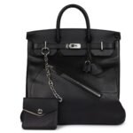 HERMÈS BIRKIN 40 HAC ROCK BLACK EVERGRAIN PALLADIUM HARDWARE