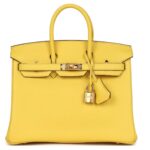HERMÈS BIRKIN 25 JAUNE DE NAPLES TOGO GOLD HARDWARE