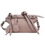 FENDI BY THE WAY SELLERIA MINI MAUVE PINK SELLERIA MINI-BAG WITH 156 HAND-SEWN TOPSTITCHES