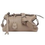 FENDI BY THE WAY SELLERIA MEDIUM MAUVE SELLERIA BAG WITH 192 HAND-SEWN TOPSTITCHES
