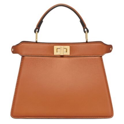 FENDI PEEKABOO ISEEU PETITE PADDED NAPPA LEATHER BAG