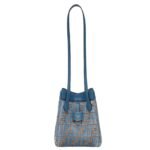 FENDI ORIGAMI MINI TRANSFORMABLE FF JACQUARD VELVET MINI-BAG