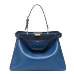 FENDI PEEKABOO SOFT LARGE LEATHER BAG