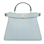 FENDI PEEKABOO ISEEU SMALL SELLERIA BAG WITH 556 HAND-SEWN TOPSTITCHES