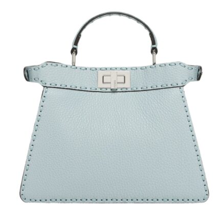 FENDI PEEKABOO ISEEU SMALL SELLERIA BAG WITH 556 HAND-SEWN TOPSTITCHES