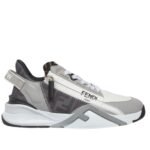 FENDI FLOW LEATHER LOW-TOPS