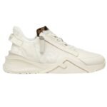 FENDI FLOW LEATHER LOW-TOPS