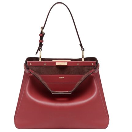 FENDI PEEKABOO SOFT MEDIUM LEATHER BAG