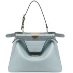 FENDI PEEKABOO SOFT MEDIUM LEATHER BAG
