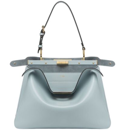 FENDI PEEKABOO SOFT MEDIUM LEATHER BAG