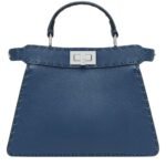 FENDI PEEKABOO ISEEU SMALL SELLERIA BAG WITH 556 HAND-SEWN TOPSTITCHES