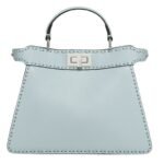 FENDI PEEKABOO ISEEU SMALL SELLERIA BAG WITH 556 HAND SEWN TOPSTITCHES