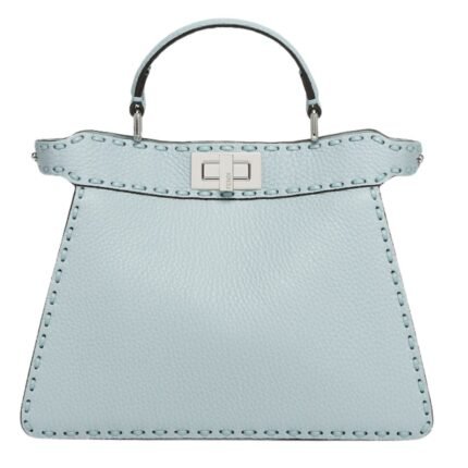 FENDI PEEKABOO ISEEU SMALL SELLERIA BAG WITH 556 HAND SEWN TOPSTITCHES