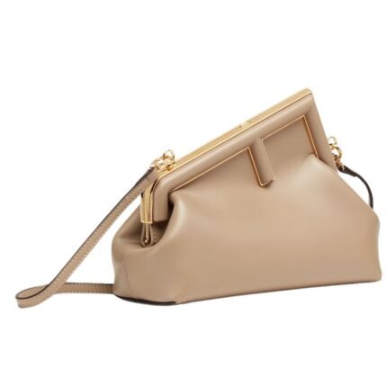 FENDI FIRST SMALL NAPPA LEATHER BAG