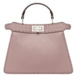 FENDI PEEKABOO ISEEU SMALL SELLERIA BAG WITH 556 HAND SEWN TOPSTITCHES