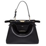 FENDI PEEKABOO SOFT MEDIUM LEATHER BAG