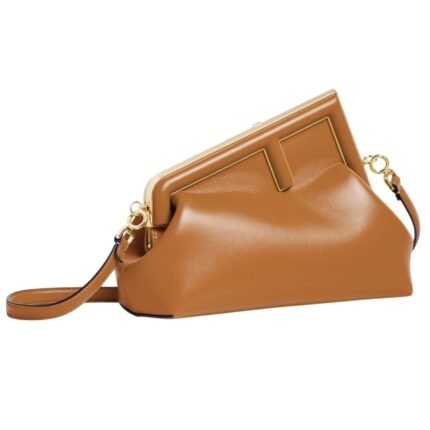 FENDI FIRST MIDI LEATHER BAG