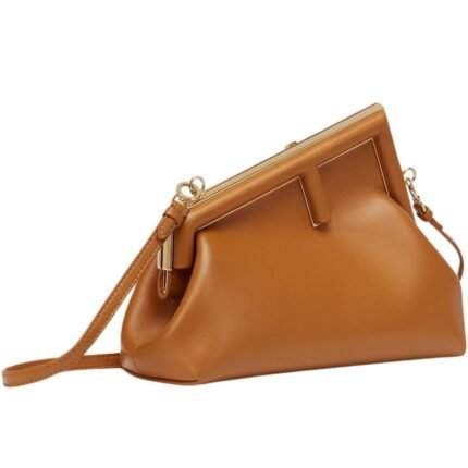 FENDI FIRST SMALL NAPPA LEATHER BAG