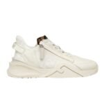 FENDI FLOW LEATHER LOW-TOPS