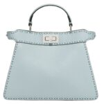 FENDI PEEKABOO ISEEU SMALL SELLERIA BAG WITH 556 HAND-SEWN TOPSTITCHES