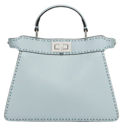 FENDI PEEKABOO ISEEU SMALL SELLERIA BAG WITH 556 HAND-SEWN TOPSTITCHES