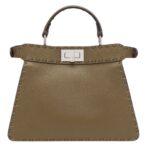 FENDI PEEKABOO ISEEU SMALL SELLERIA BAG WITH 556 HAND-SEWN TOPSTITCHES