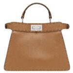 FENDI PEEKABOO ISEEU SMALL SELLERIA BAG WITH 556 HAND-SEWN TOPSTITCHES