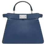 FENDI PEEKABOO ISEEU SMALL SELLERIA BAG WITH 556 HAND-SEWN TOPSTITCHES