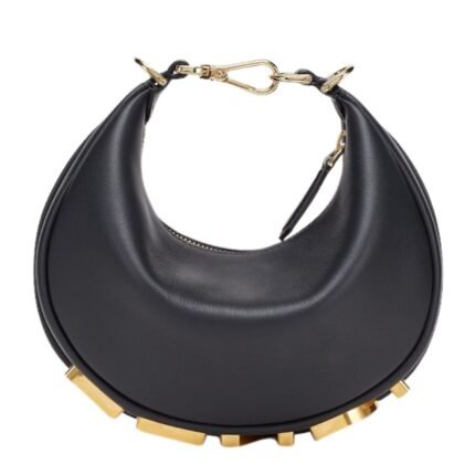 FENDIGRAPHY SMALL LEATHER BAG